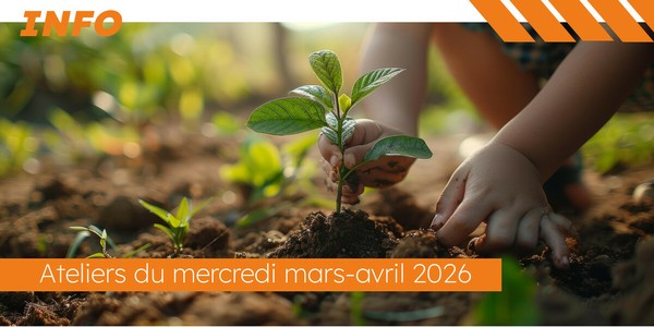 Ateliers du mercredi mars avril 2026